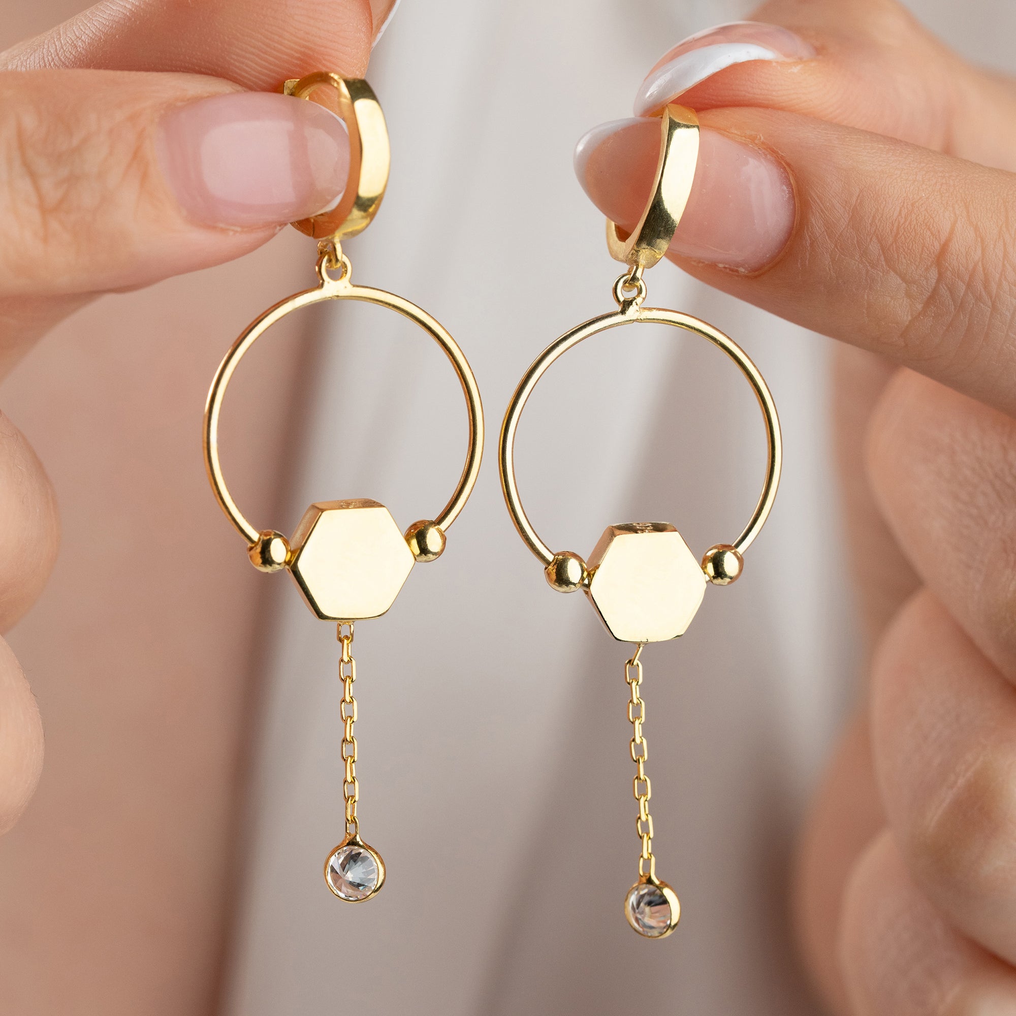 Zirconia Cloverleaf Earrings | 925 Silver