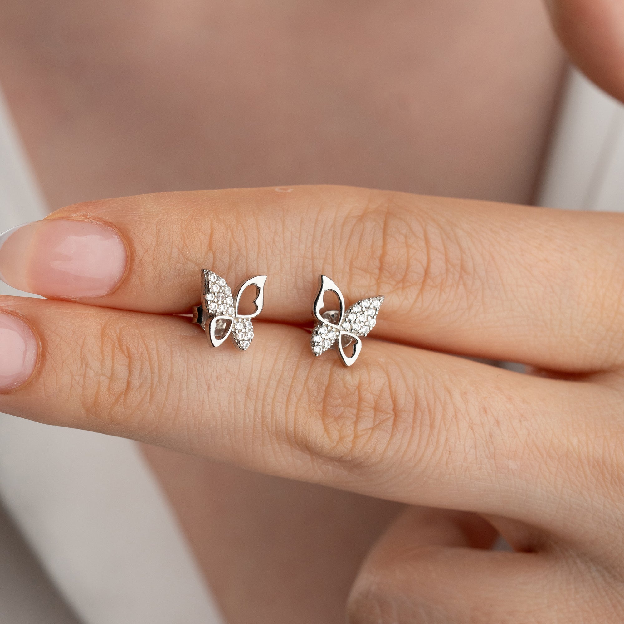 Zirconia Cloverleaf Earrings | 925 Silver