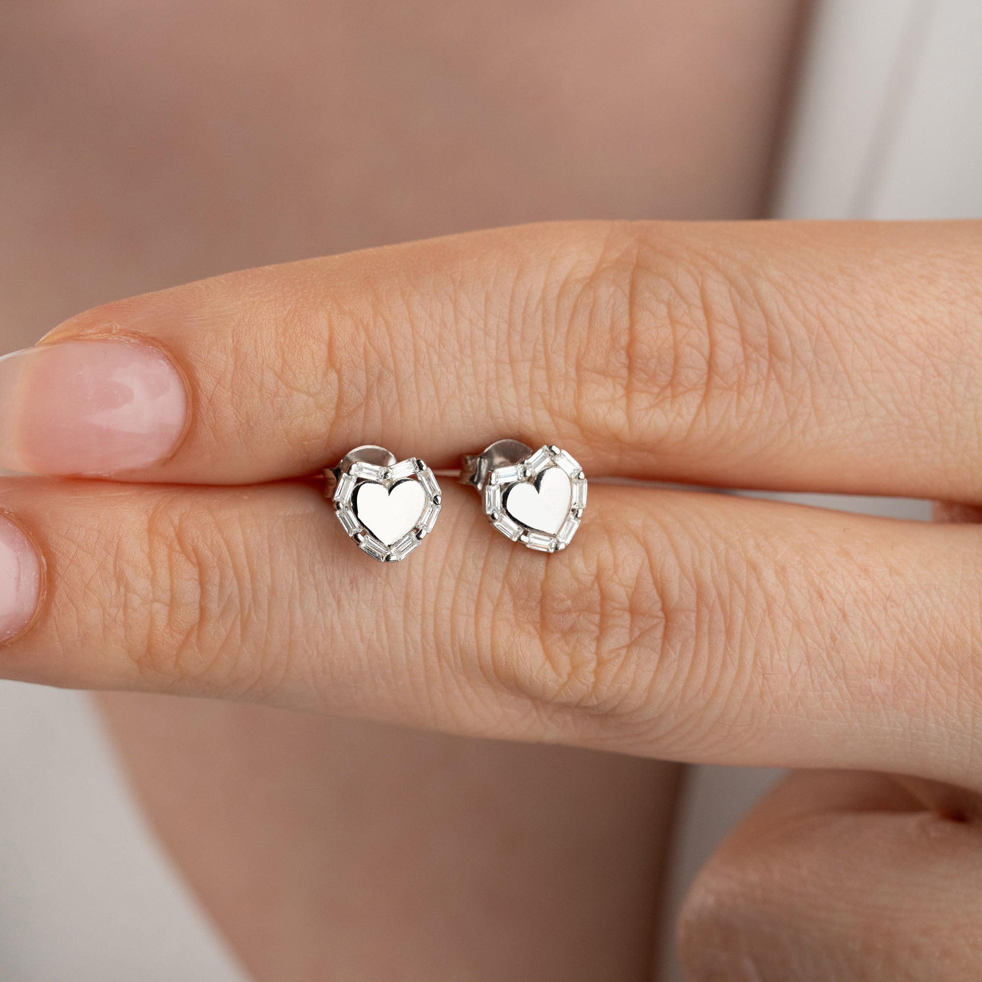 Zirconia Cloverleaf Earrings | 925 Silver