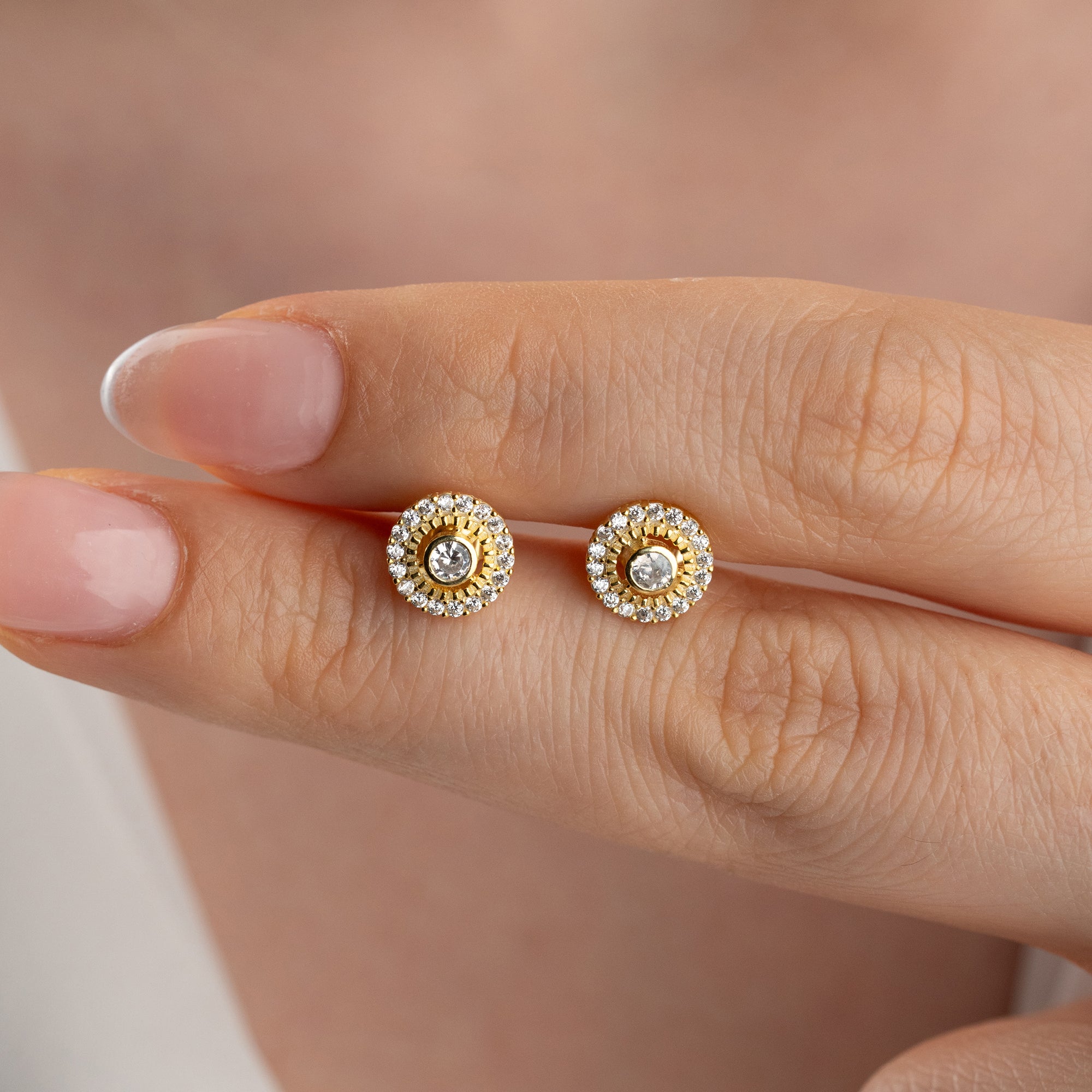 Zirconia Cloverleaf Earrings | 925 Silver