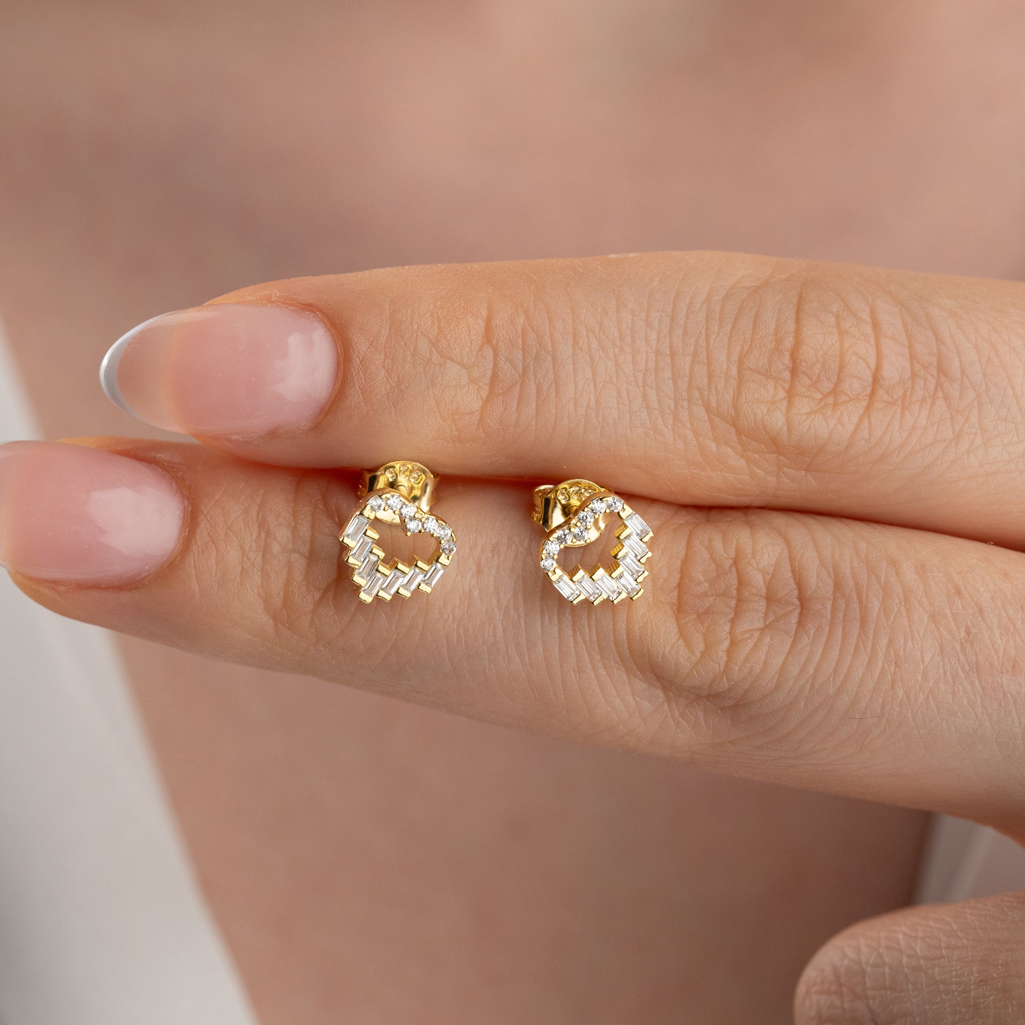 Zirconia Cloverleaf Earrings | 925 Silver