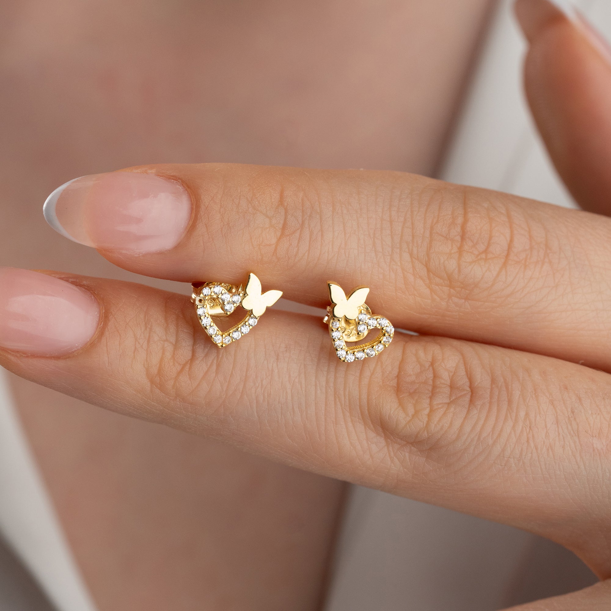 SCHMETTERLING DAISY OHRRINGE | 925 SILBER