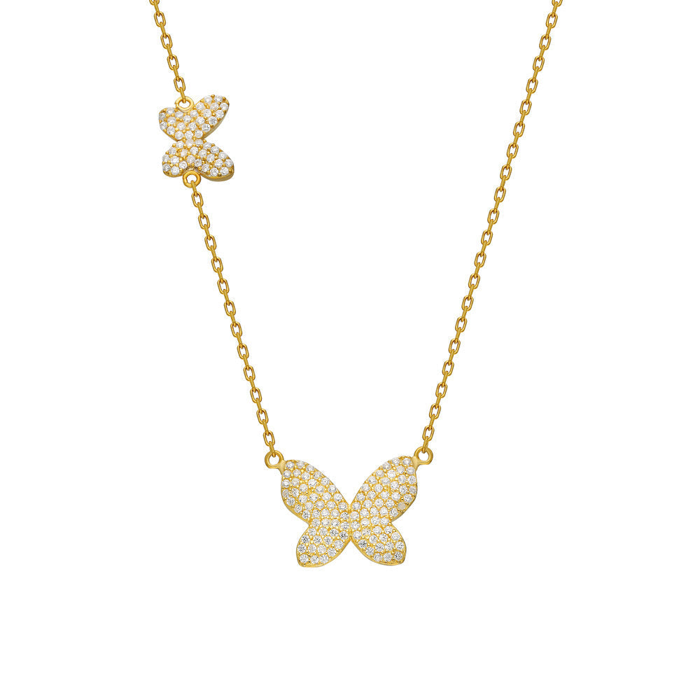 BUTTERFLY DUO NECKLACE (8596256194903)