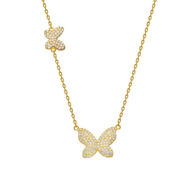BUTTERFLY DUO NECKLACE (8596256194903)