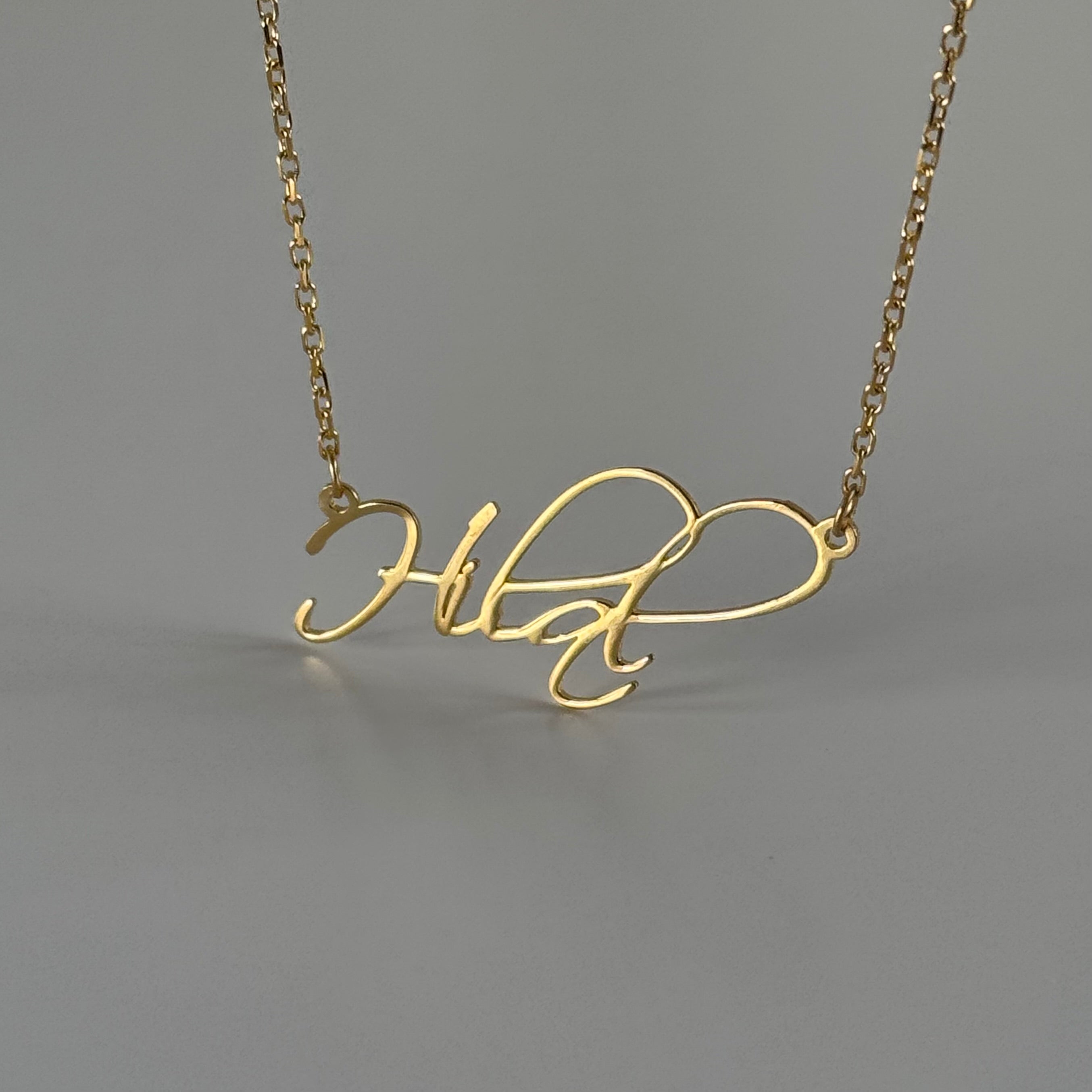 SCRIPT NAMENSKETTE | 925 SILBER