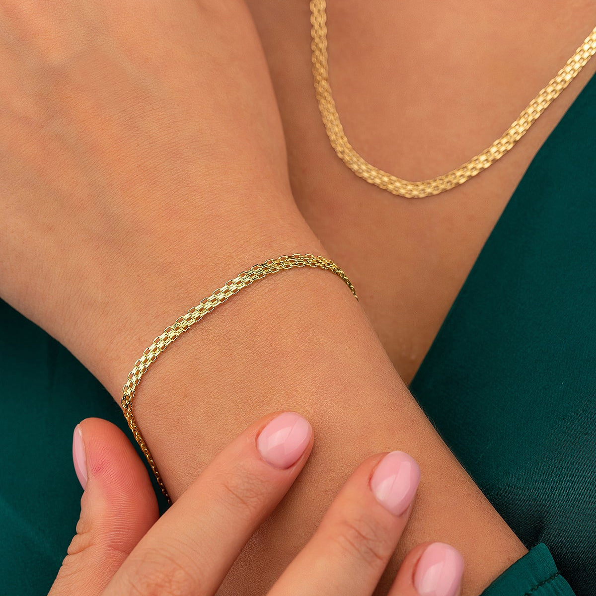 BISMARCK ARMKETTE | 14K GOLD