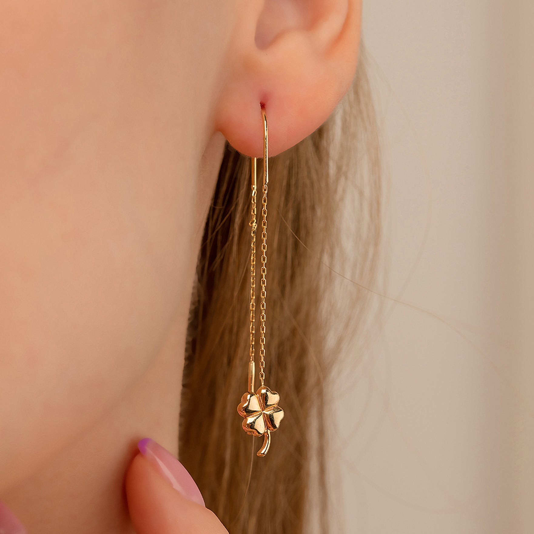 BONNE CHANCE OHRRINGE | 14K GOLD