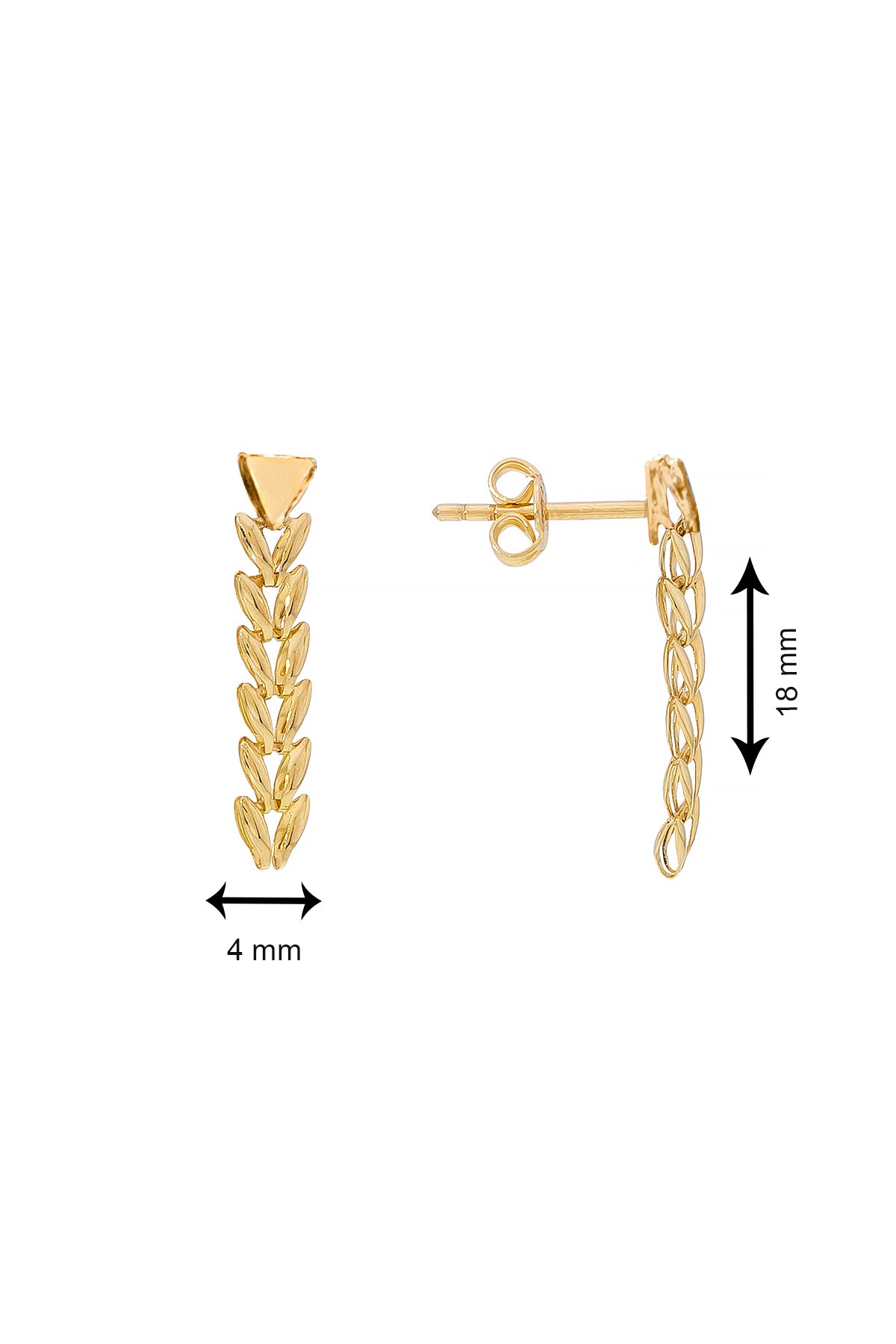 PARS OHRRINGE | 14K GOLD