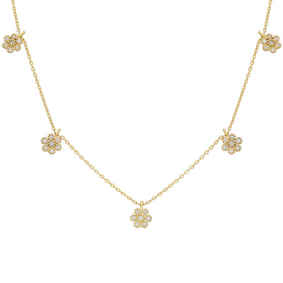 ZIRKONIA DAISY HALSKETTE (8512604995927)