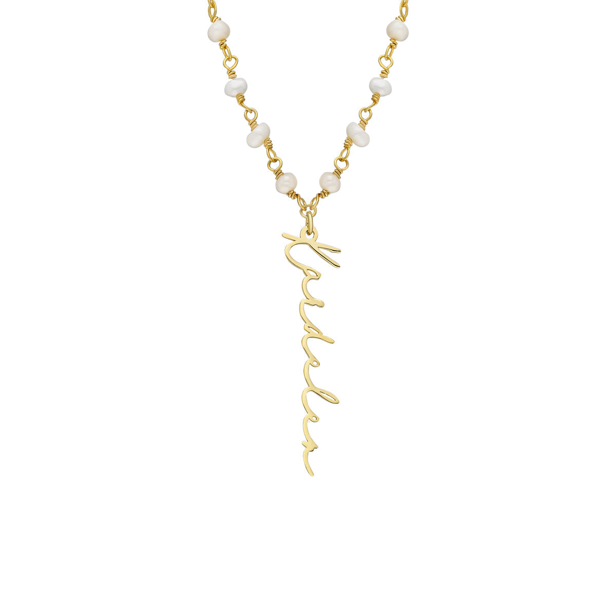 Chain Design Pearl Halskette Basic Signature (7143382646829)