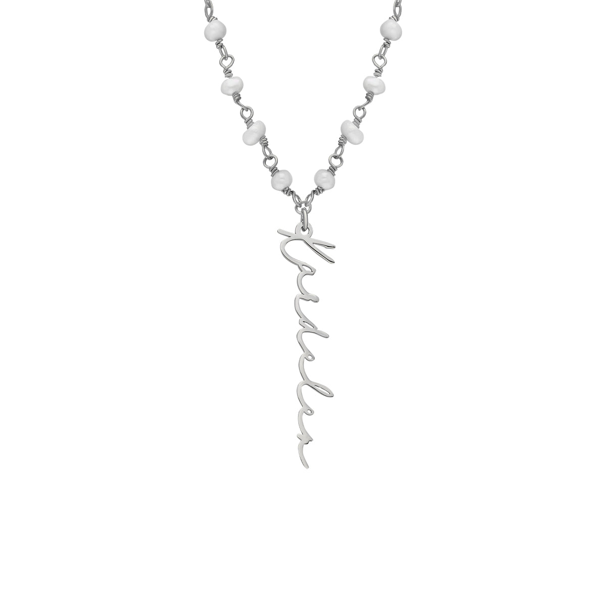 Chain Design Pearl Halskette Basic Signature (7143382646829)