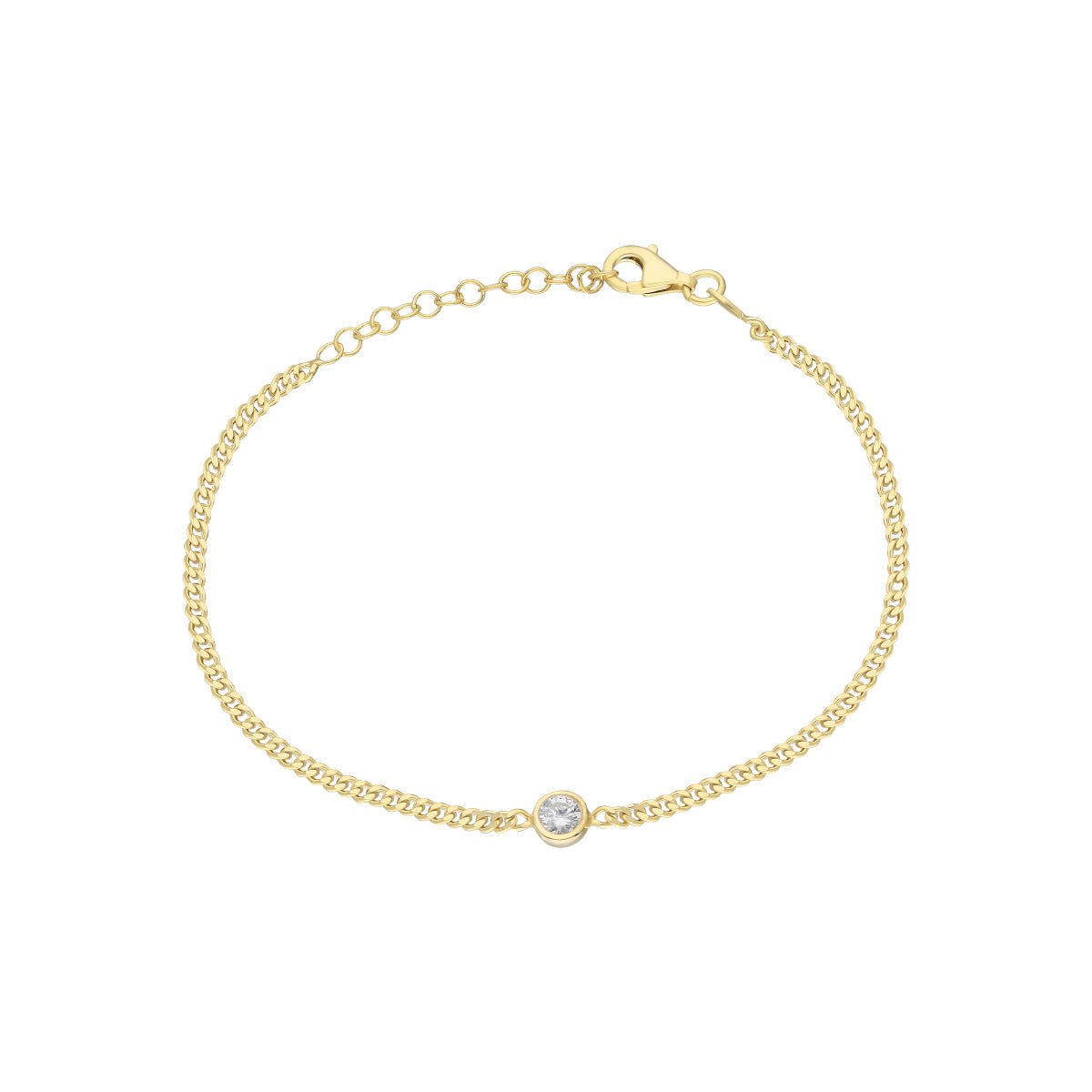 Kardelen Solitaire Armkette - 925 SILBER