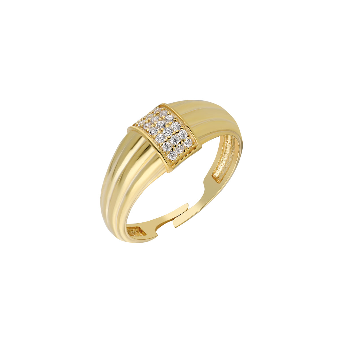 Zirkonia Rund Ring (7151757918253)