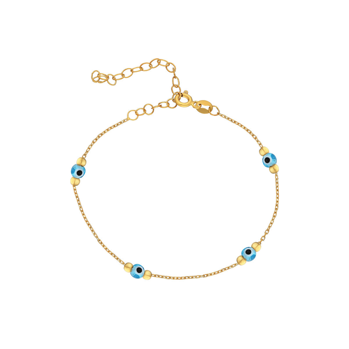 Kardelen Four Eye Nazar Armkette - 925 SILBER