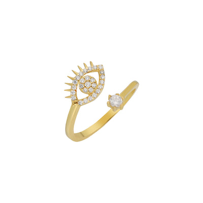 Zirconia Eye Ring (7151758442541)