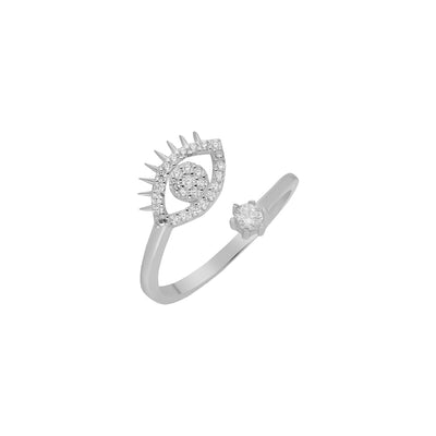 Zirconia Eye Ring (7151758442541)