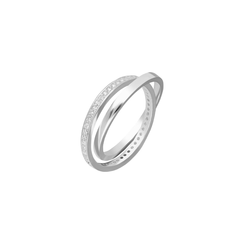 Circle Zirkonia Ring (7038496505901)