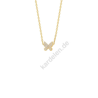 MINIMAL BUTTERFLY NECKLACE (7241929359405)