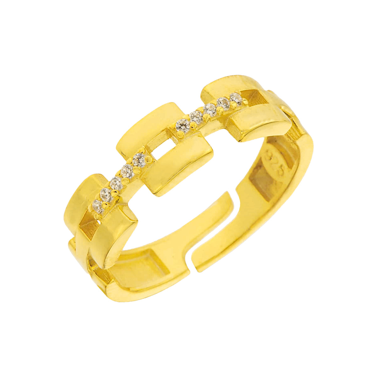 Chain In Ring Zirkonia (6985703292973)