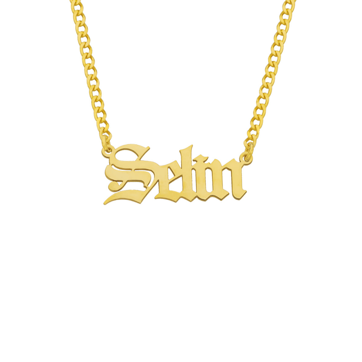 Cuban Link Namenskette Gothic (7017454043181)