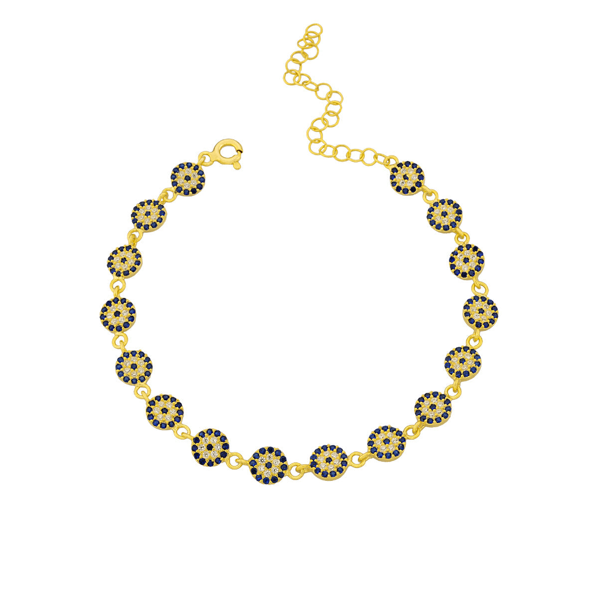 Kardelen Full Nazar Armband - 925 SILBER