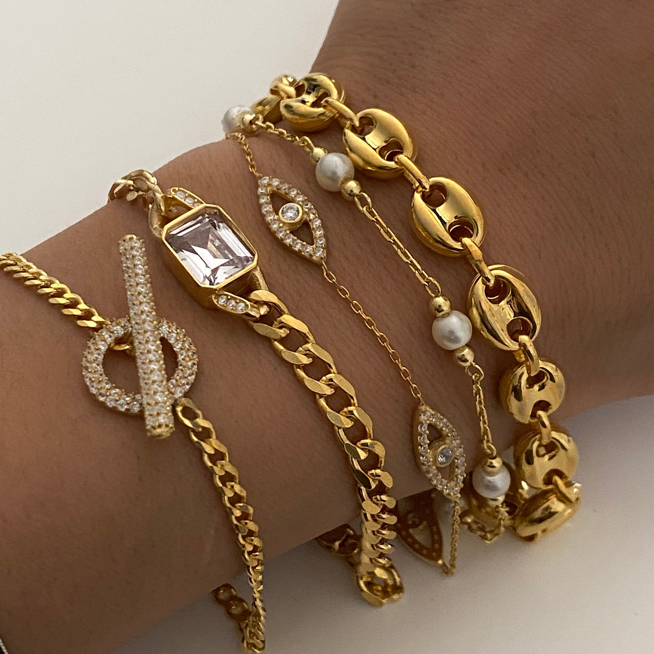 Angela Zirkonia Armkette (7000906891309)