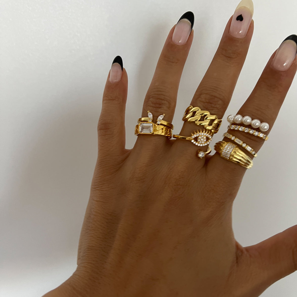 Zirconia Eye Ring (7151758442541)