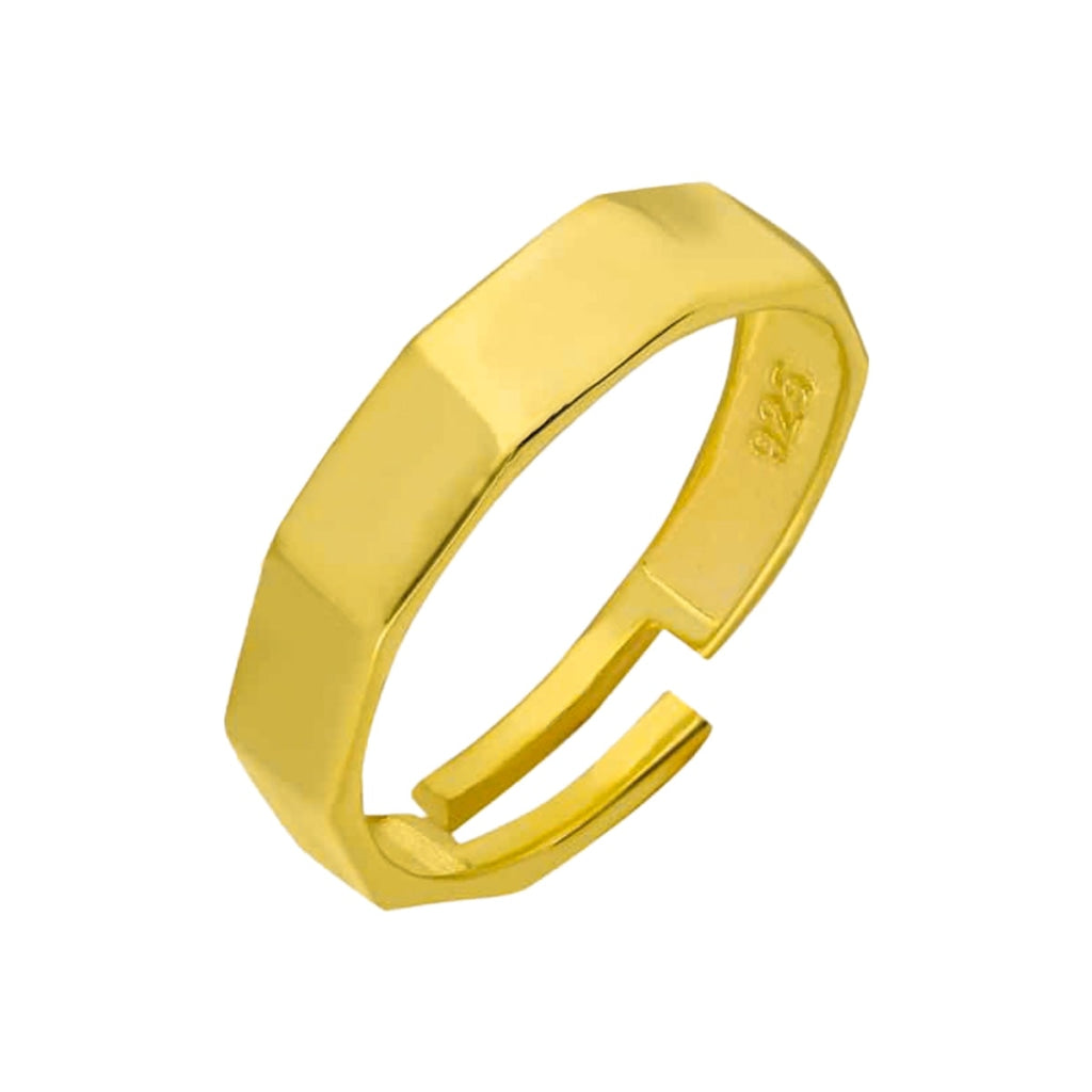 Kardelen Polygonal Ring - 925 SILBER