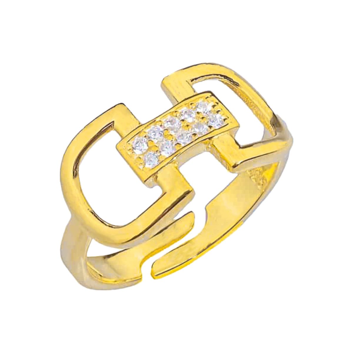 Kardelen Sperren Chain Ring - 925 SILBER