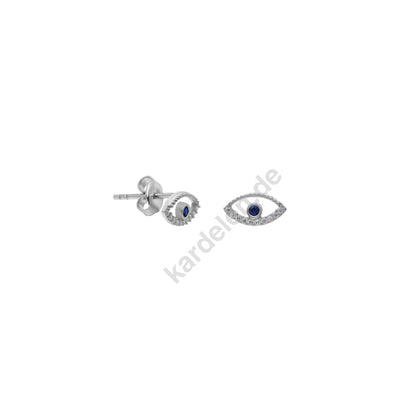 Blue Eye stecker Ohrring (6991040577581)