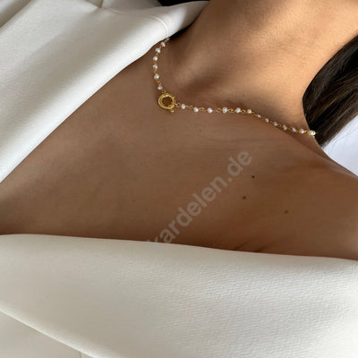 Perlen Chain Halskette (7017623945261)
