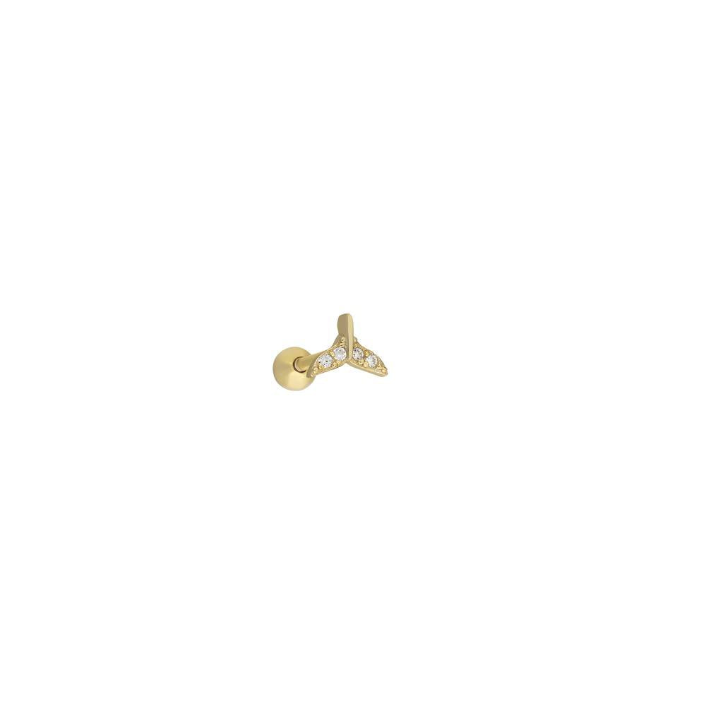 Kardelen Fish Tail Piercing - 925 SILBER