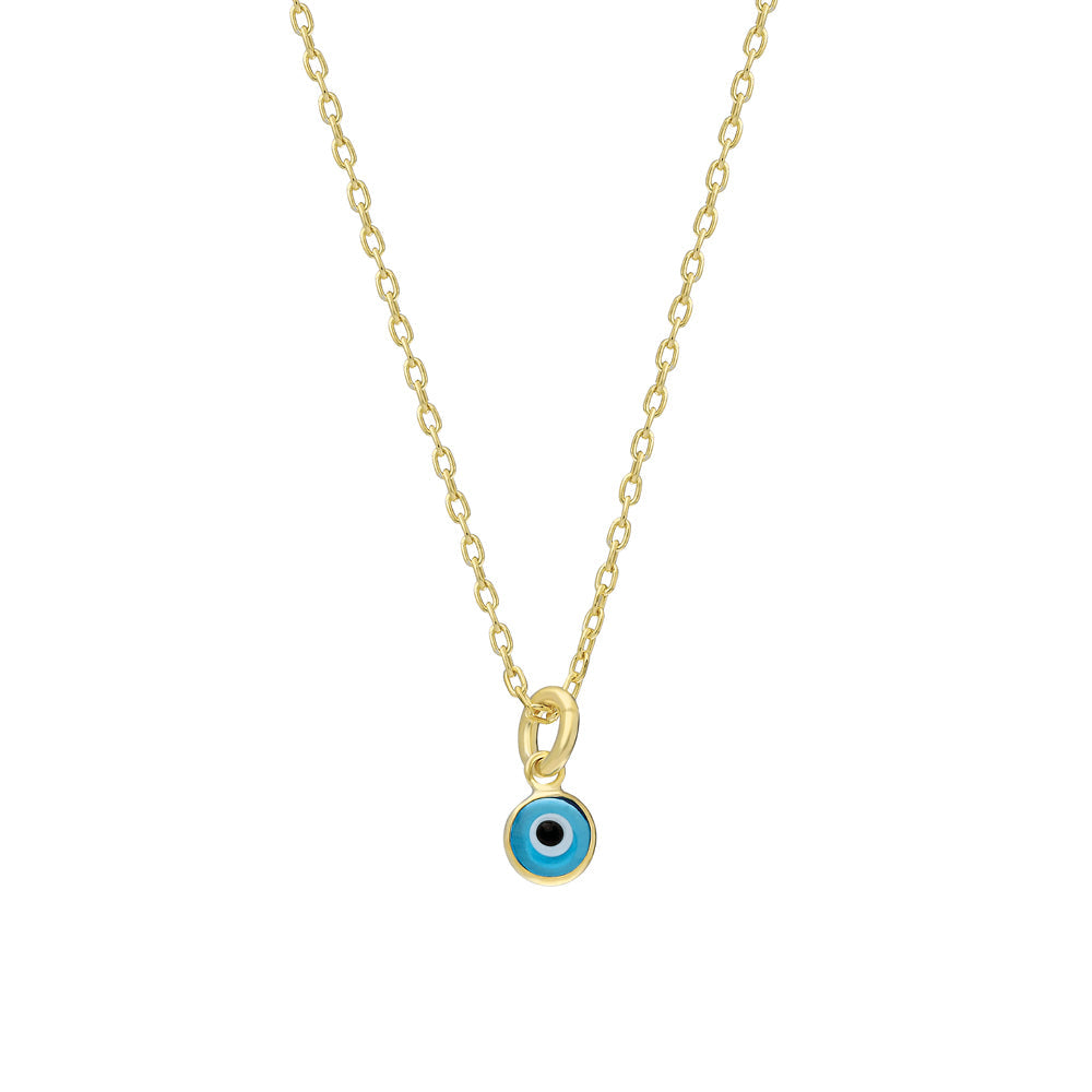 Kardelen Minimal Nazar Halskette - 925 SILBER