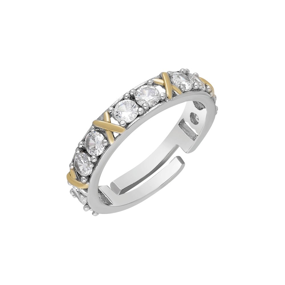 Kardelen LUXUS ZIRKONIA RING - 925 SILBER