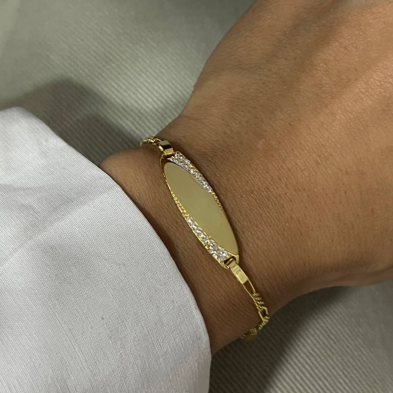 Kardelen Chain Design Baby Namensarmkette Model II - 925 SILBER