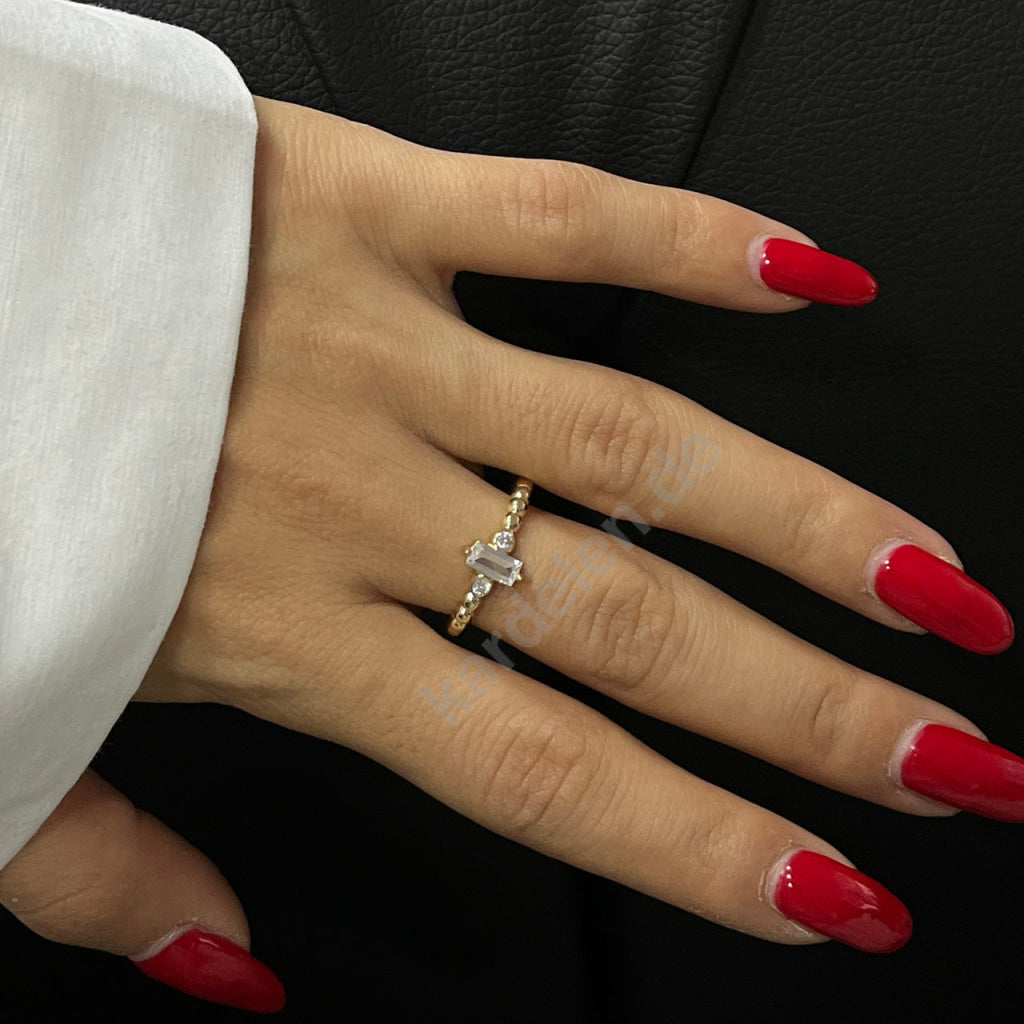 Kardelen 14K GOLD TEFNUT RING